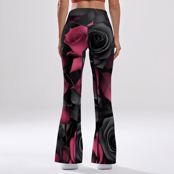 High-rise Bell-bottoms Yoga Pants - Picture 2 of 3